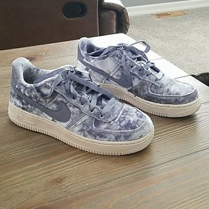 velvet blue air force ones